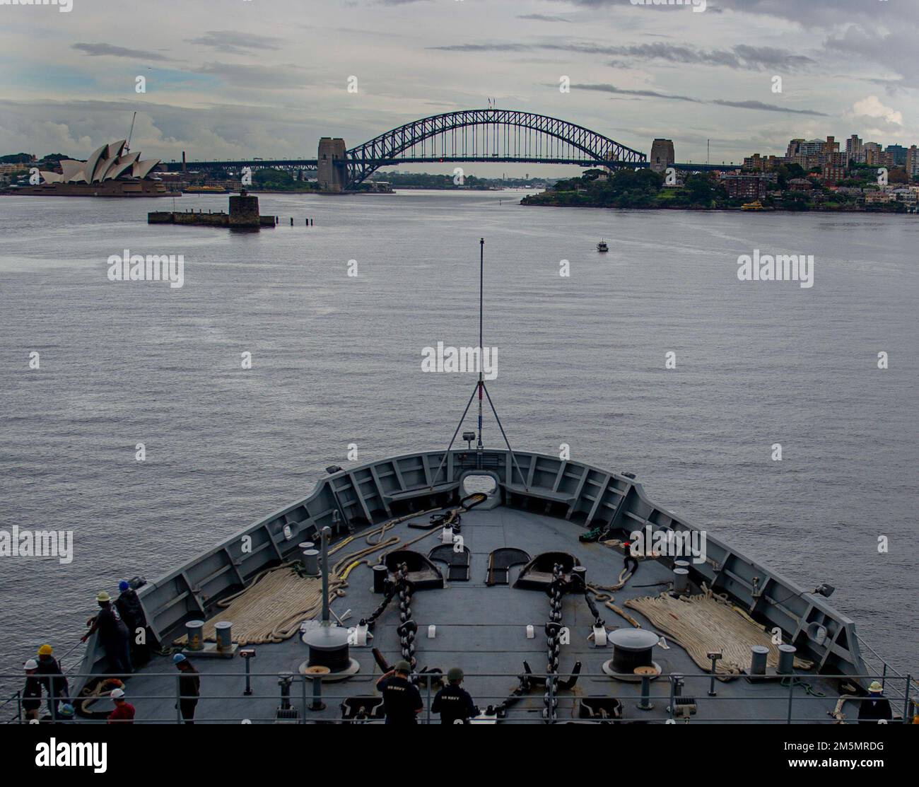 SYDNEY (March 27, 2022) – The Emory S. Land-class submarine tender USS ...