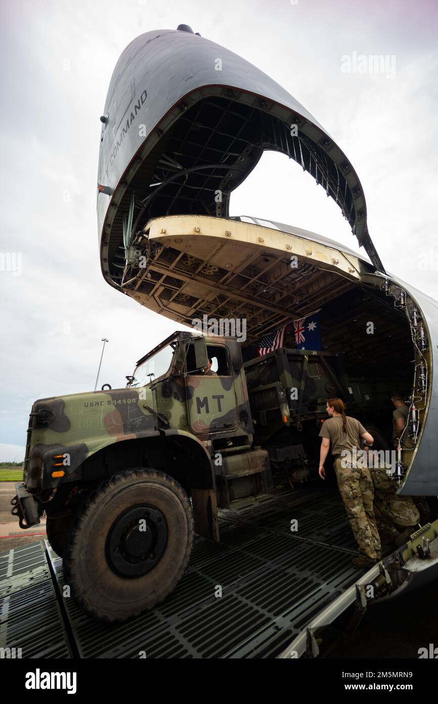 U.S. Marines with Marine Rotational ForceDarwin (MRFD) 22 and U.S