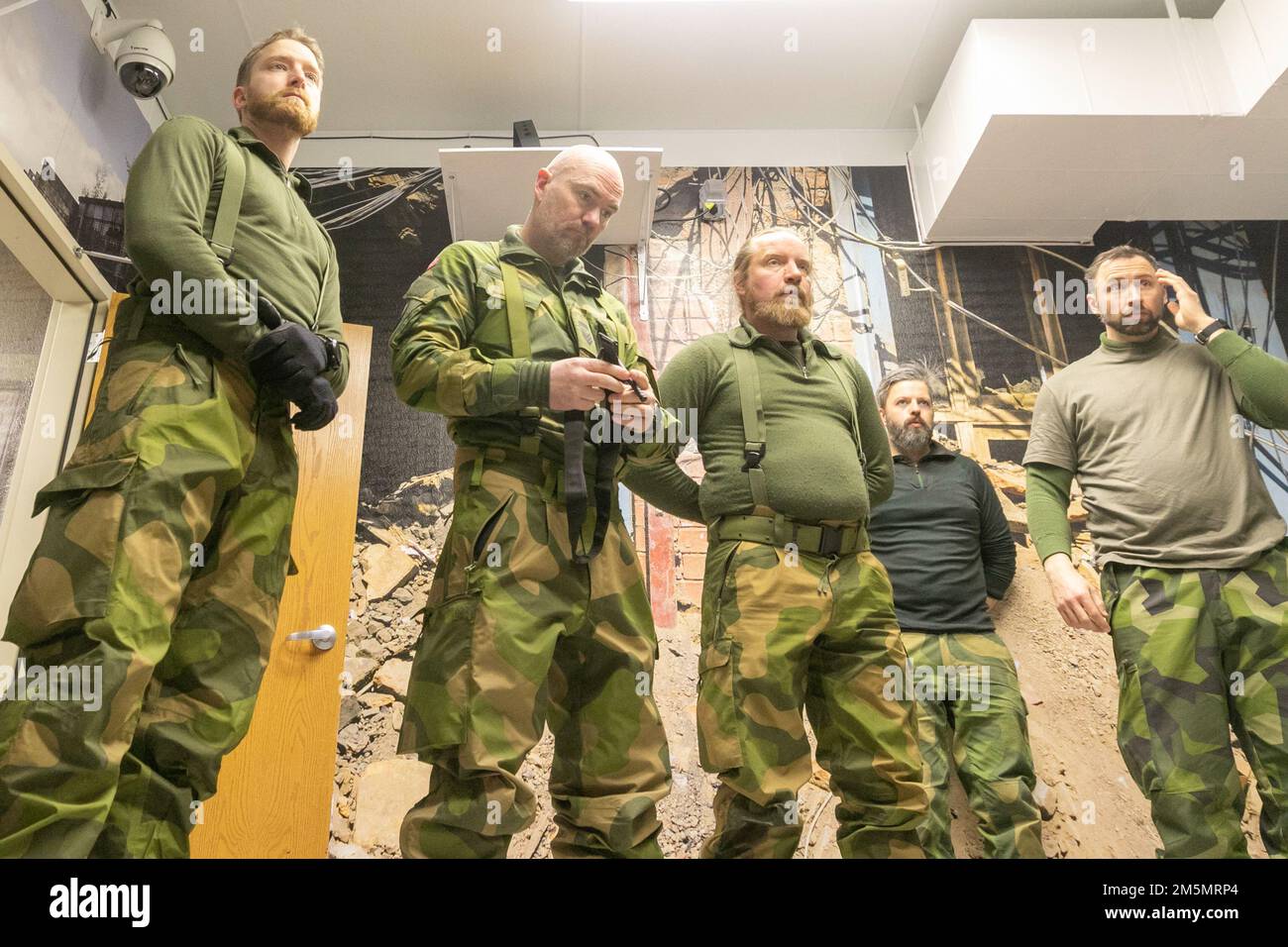 Norwegian Soldiers of the Heimevernet, participating in the 49th annual ...