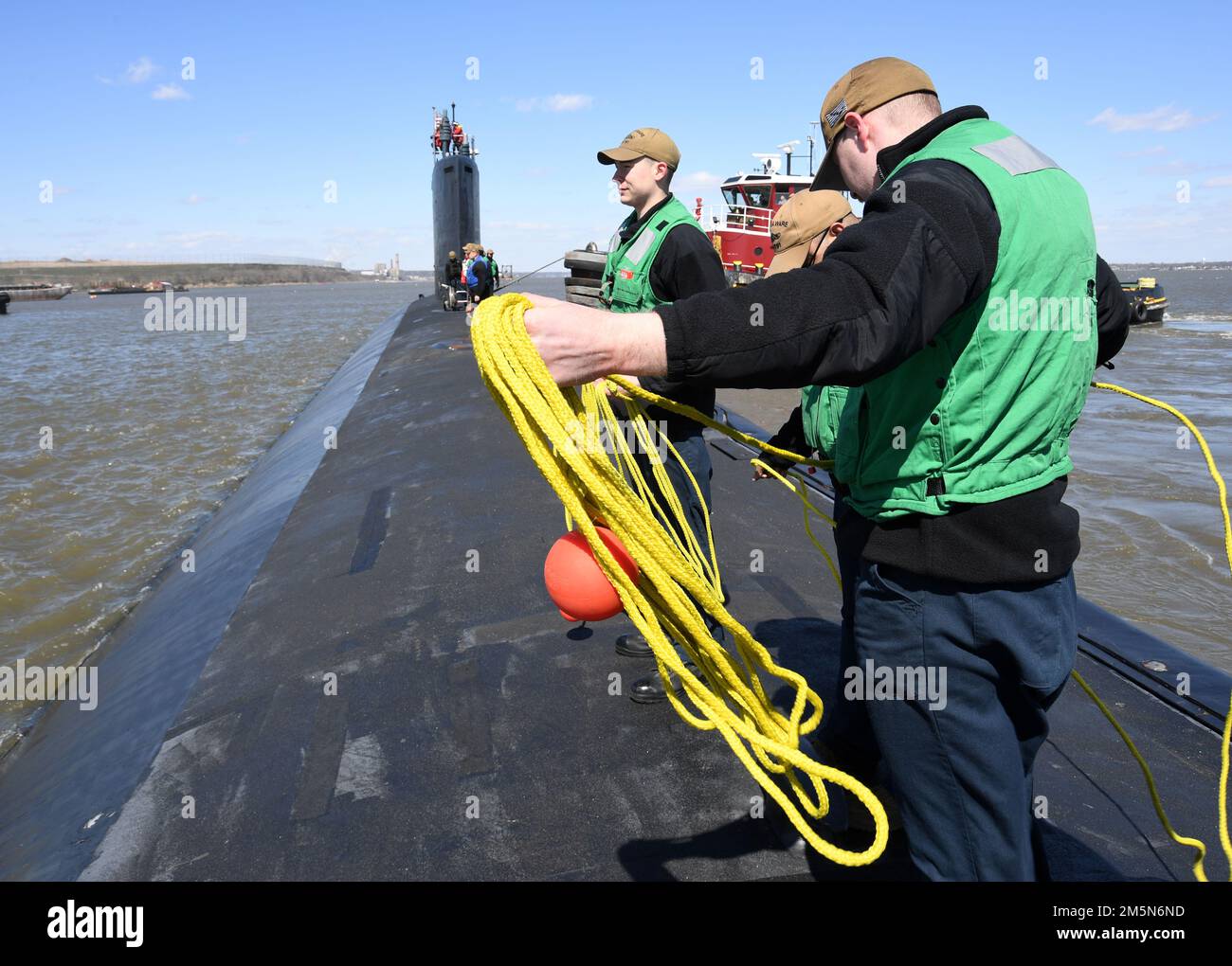 220329NGR6550165 WILMINGTON, Delaware (March 29, 2022) Crewmembers