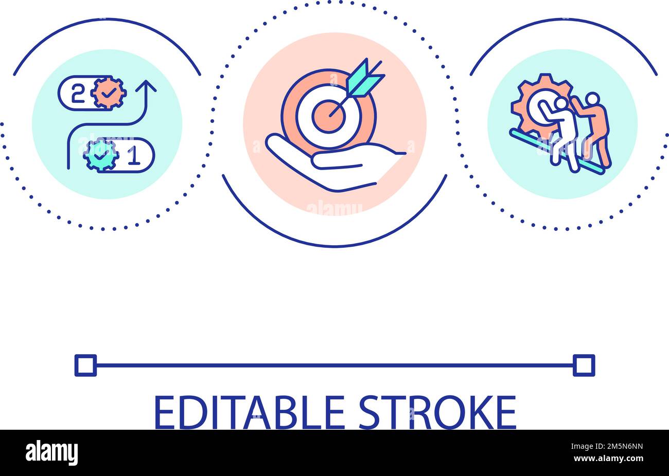 Professional development strategy loop hi-res stock photography and ...