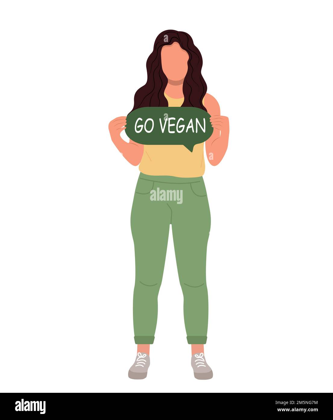 Presentation of the vegan diet month in January called Veganuary