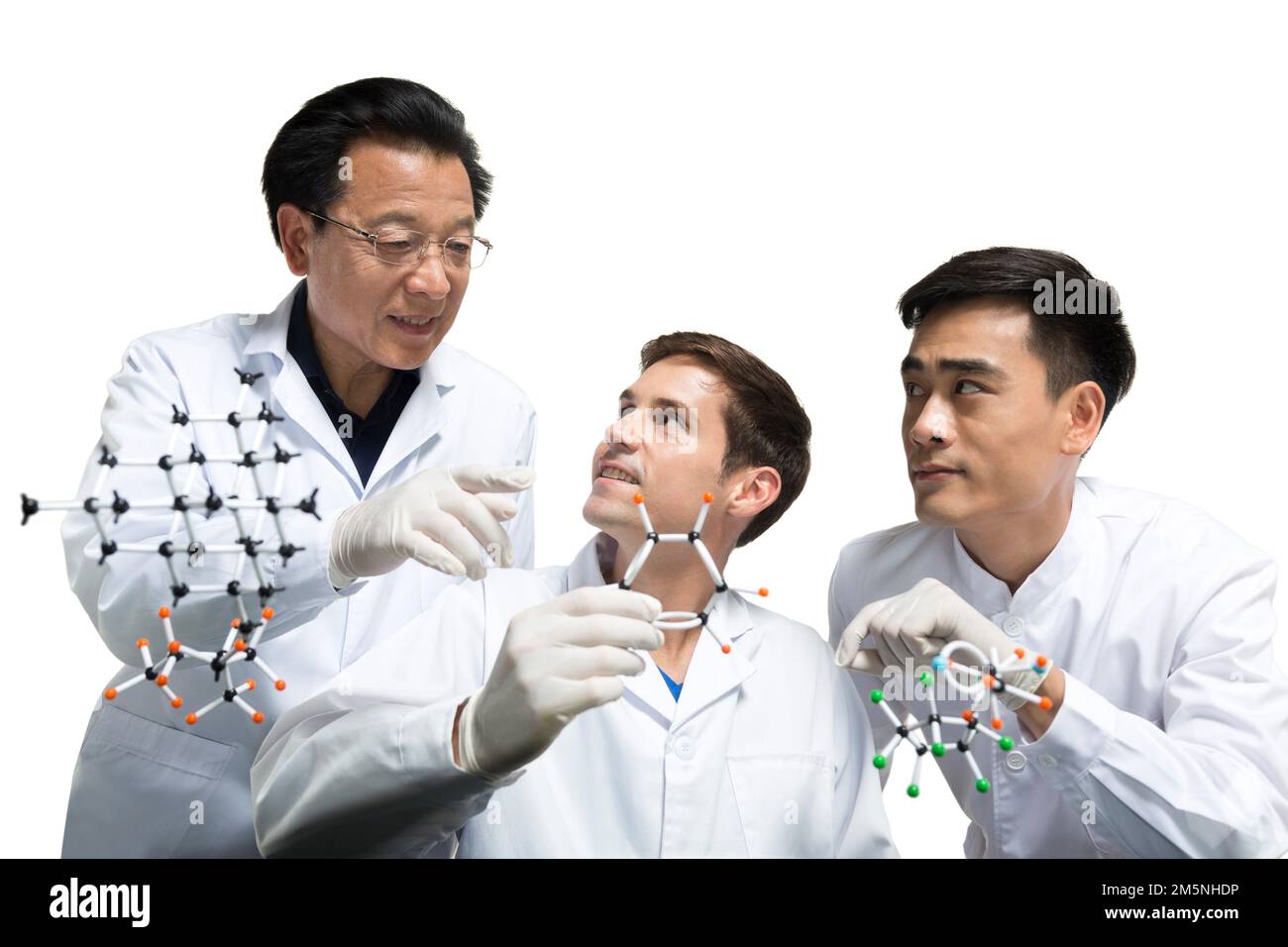 Scientists do science experiments in the laboratory Stock Photo Alamy