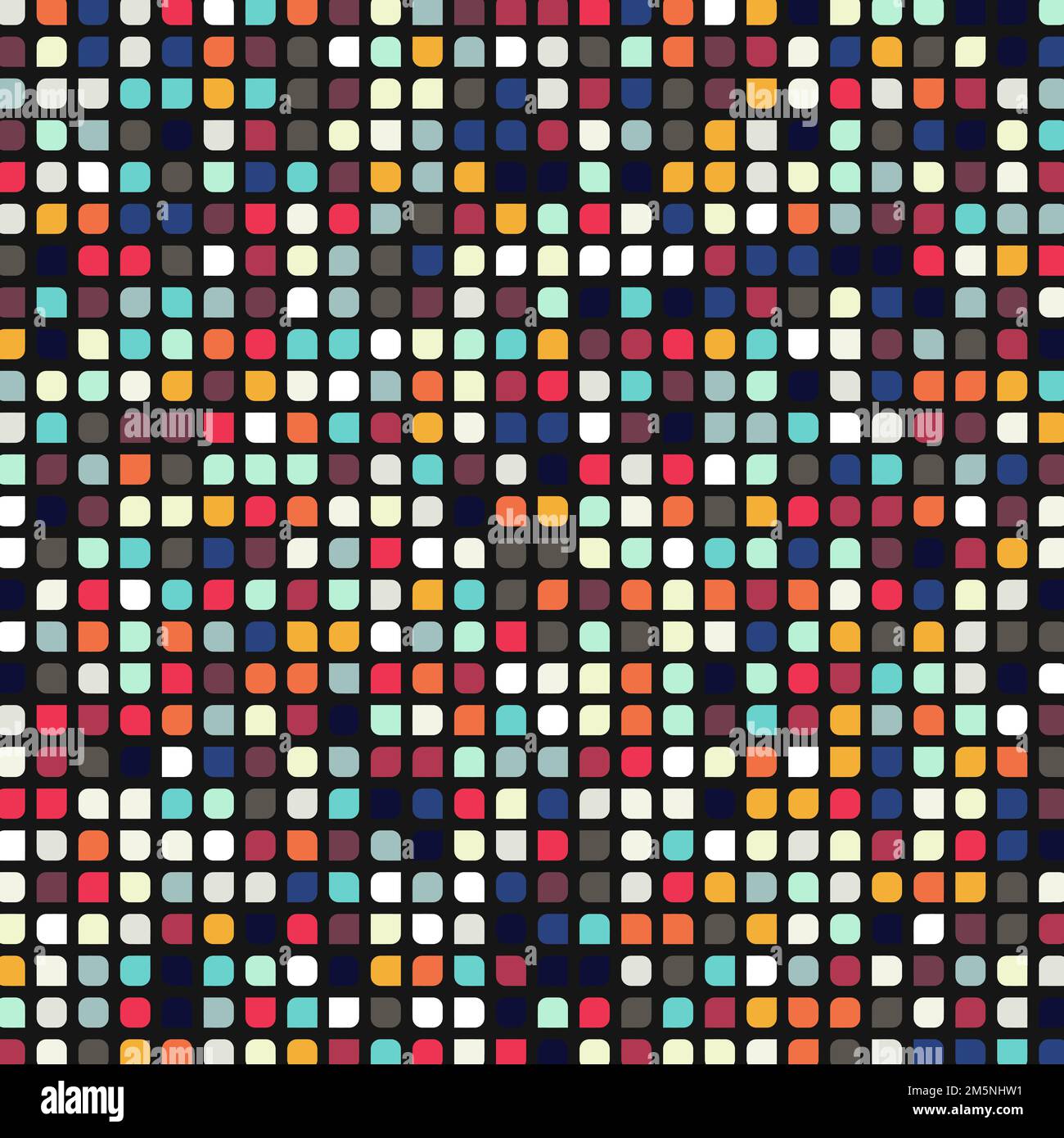 Color checkered squares background generative pattern illustration Stock Vector