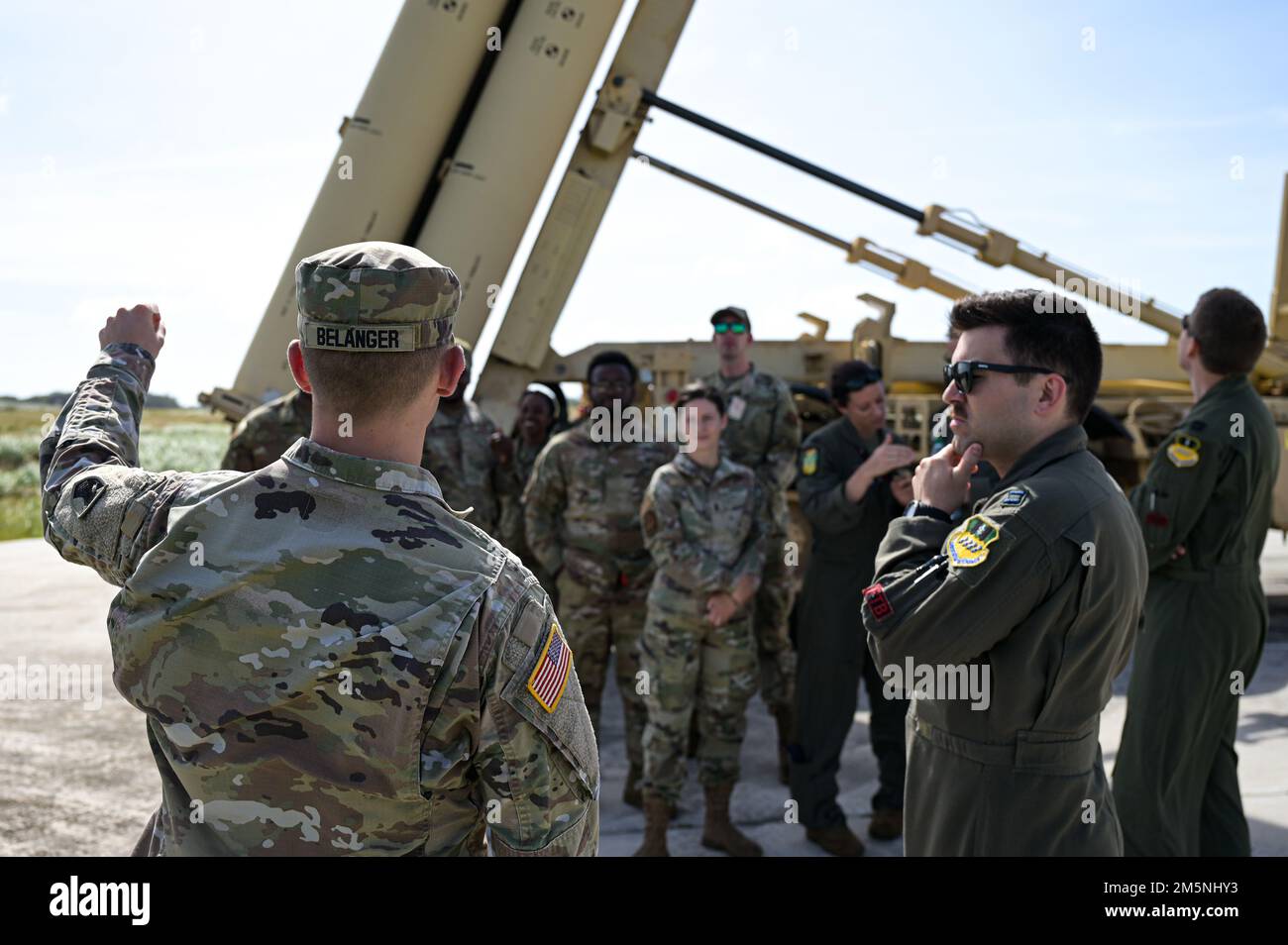 Tagd Army U.S. Army 1st Lt. Andrew Belanger, Terminal High Altitude Area Defense ...