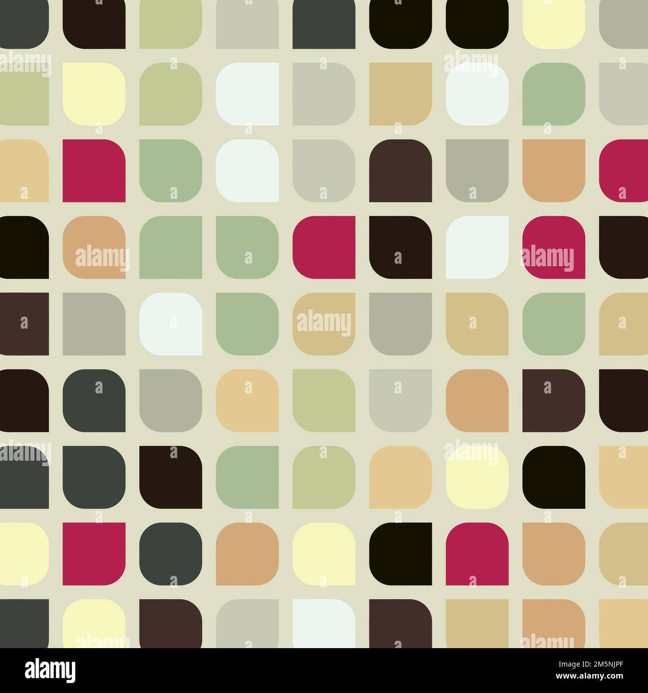 Color checkered squares background generative pattern illustration Stock Vector