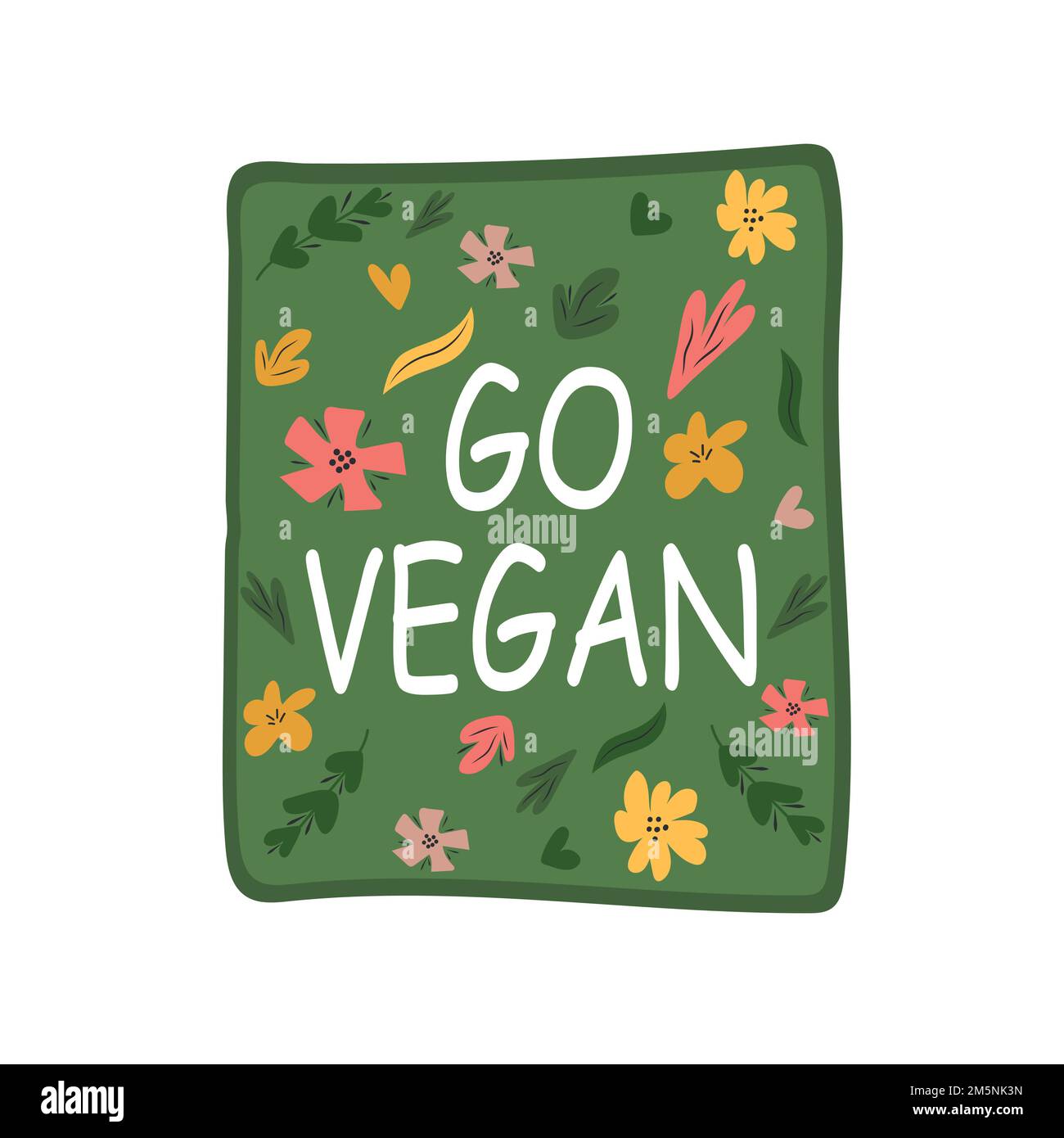 Presentation of the vegan diet month in January called Veganuary