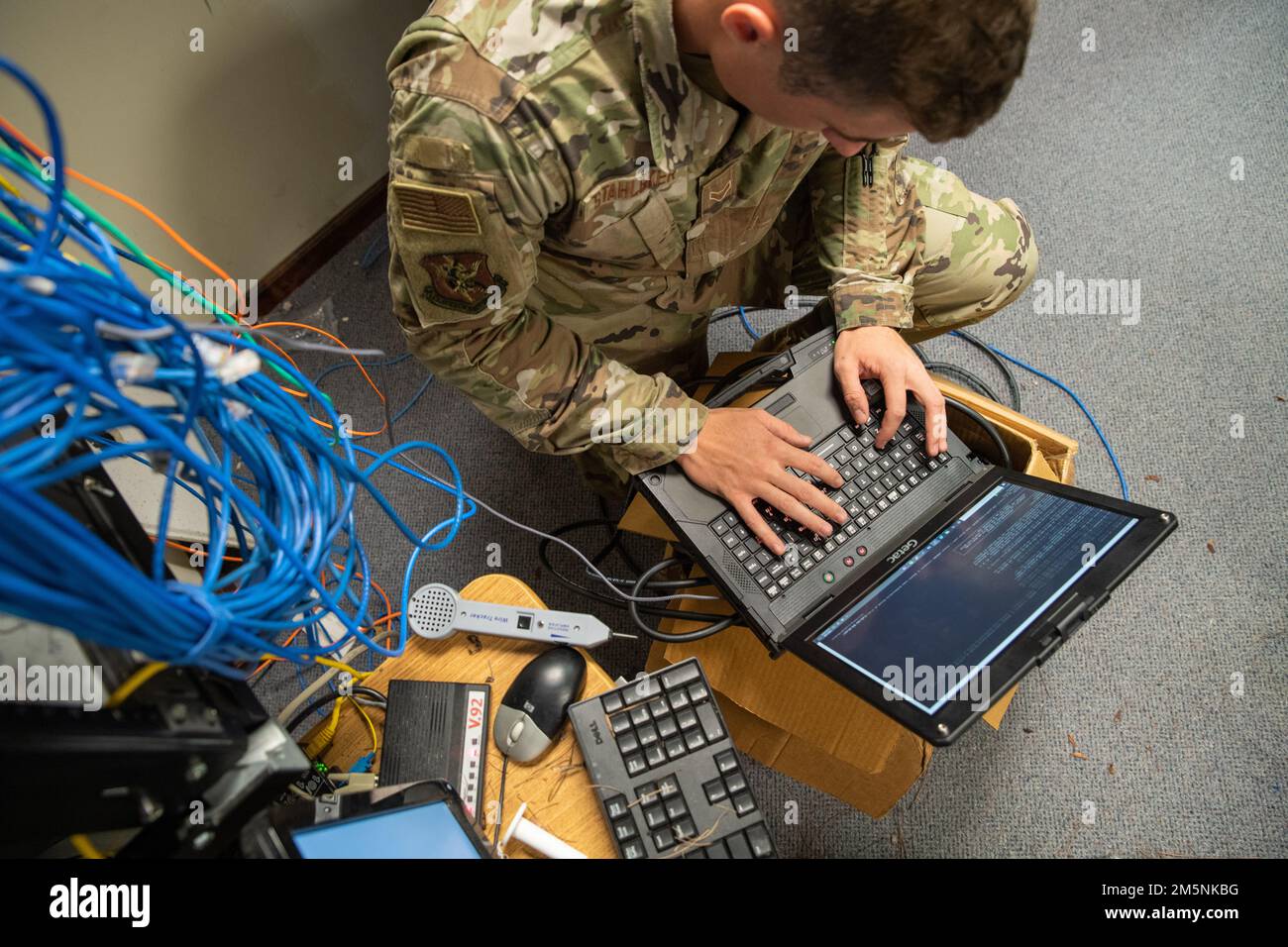 U.S. Air Force Airman 1st Class Jacob Stahleker, 23rd Communications