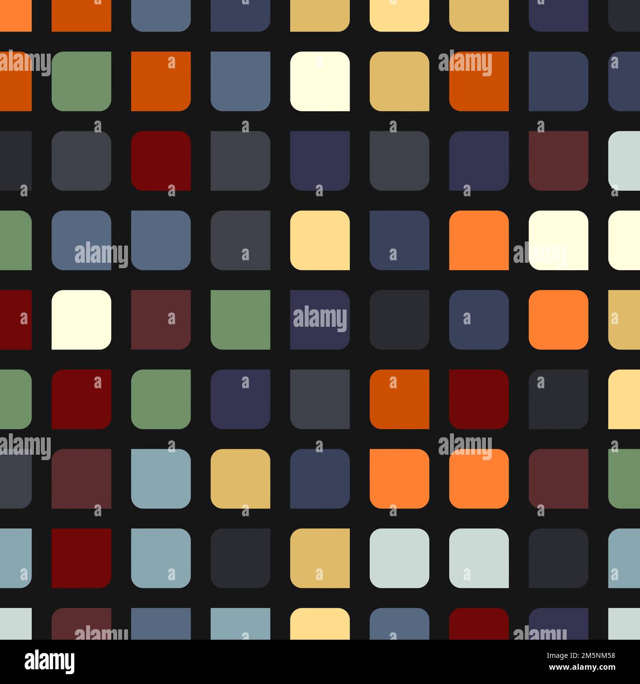 Color checkered squares background generative pattern illustration Stock Vector