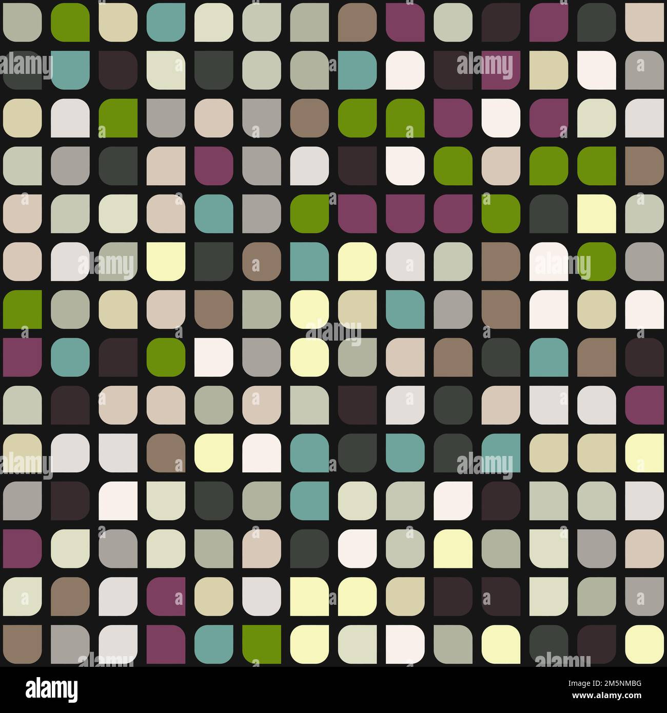 Color checkered squares background generative pattern illustration Stock Vector