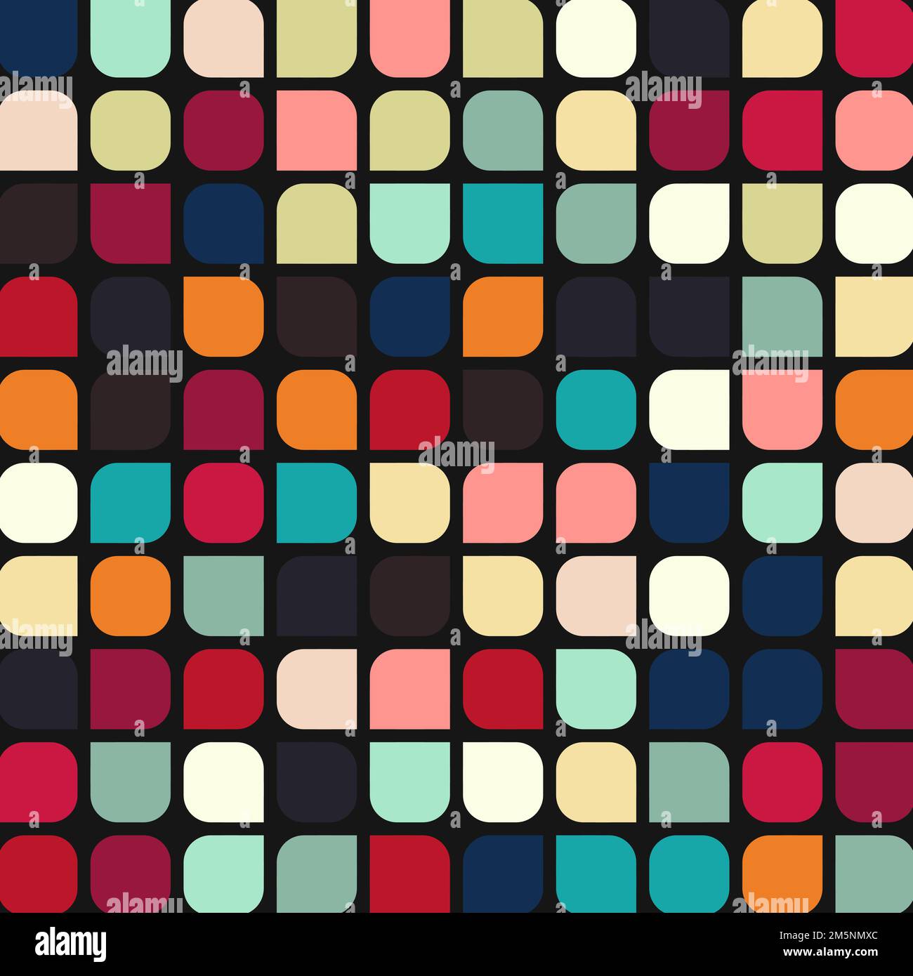 2 Color Checked Pattern Color checkered squares background generative pattern illustration ...