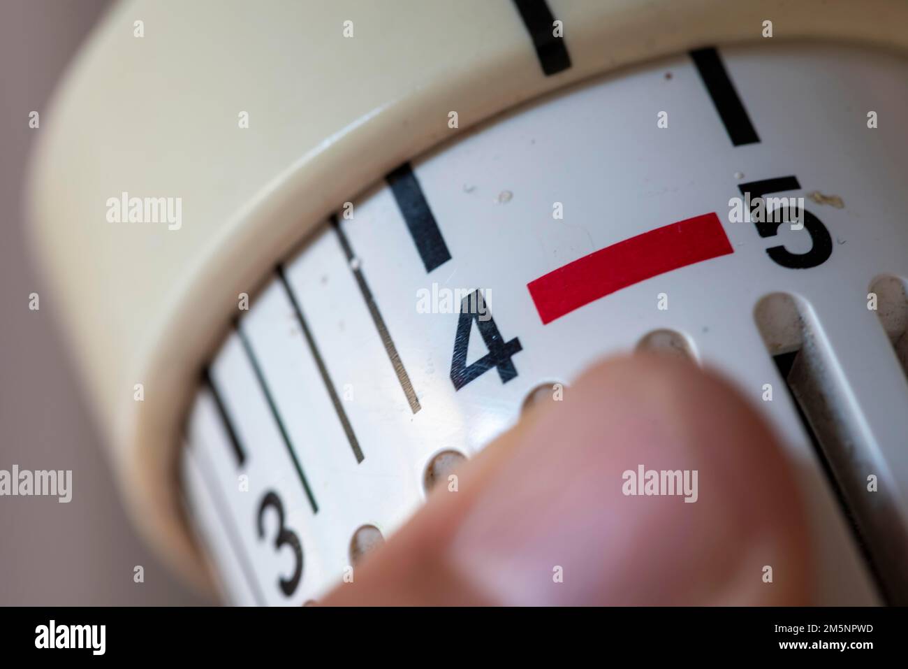 Thermostat, heating, district heating, gas, Germany Stock Photo Alamy