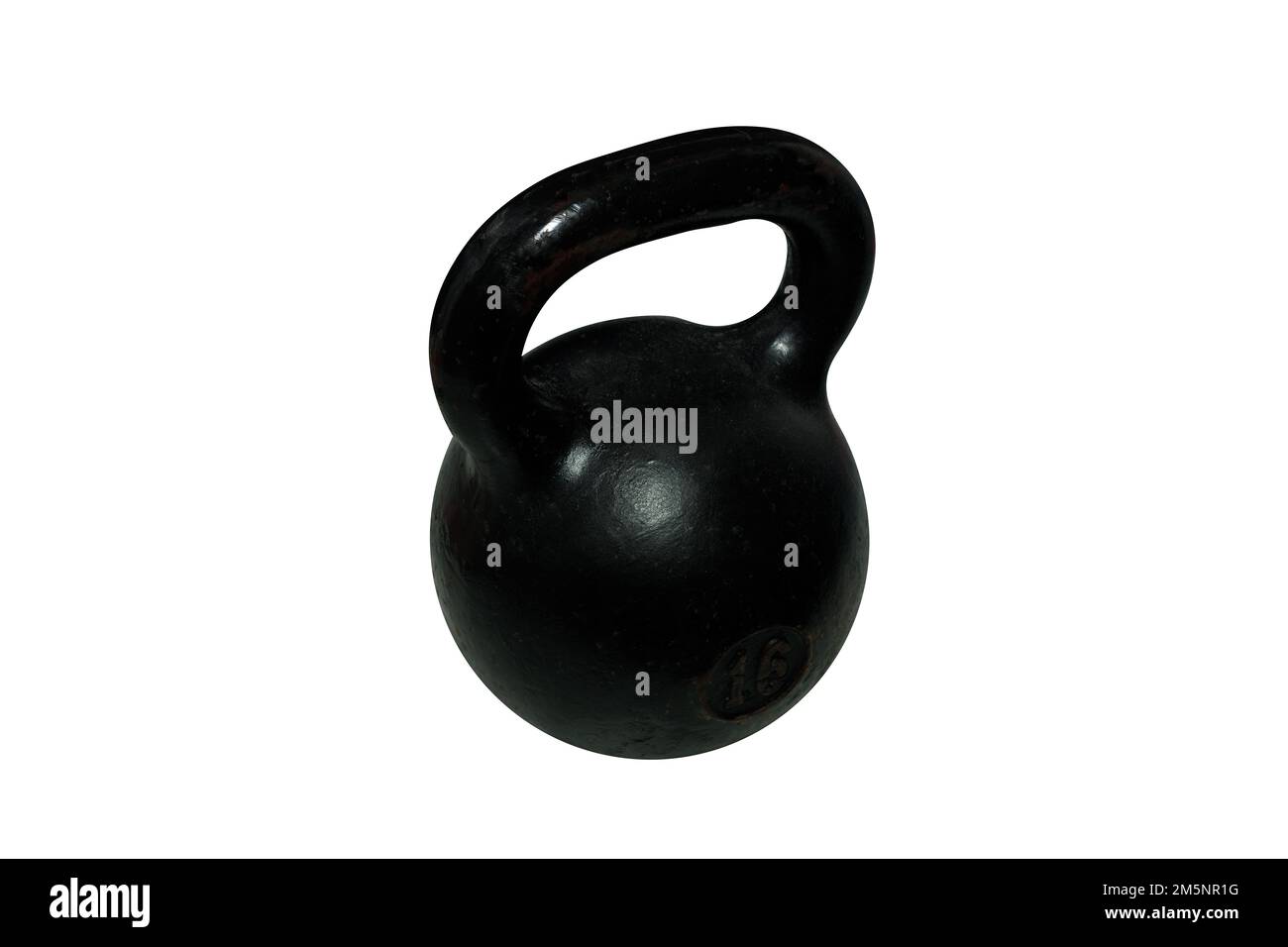 old kettlebell isolated on a white background Stock Photo Alamy