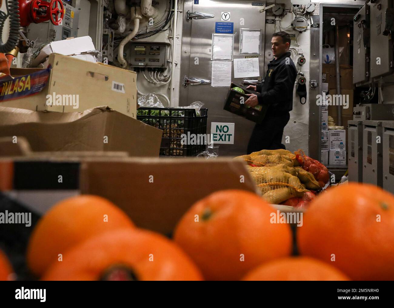 ATLANTIC OCEAN (Feb. 26, 2022) – Culinary Specialist 3rd Class Joseph ...