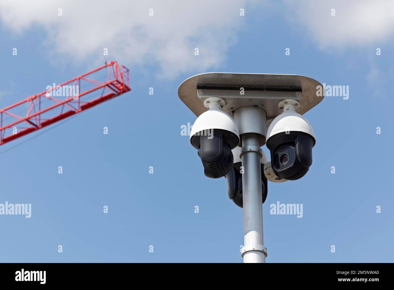 Overhead Surveillance CCTV security camera 360 degree Stock Photo - Alamy
