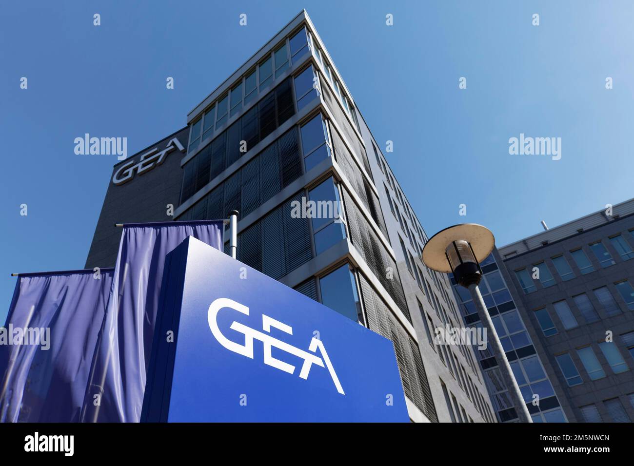 GEA Group AG, logo at headquarters, industrial group, mechanical and