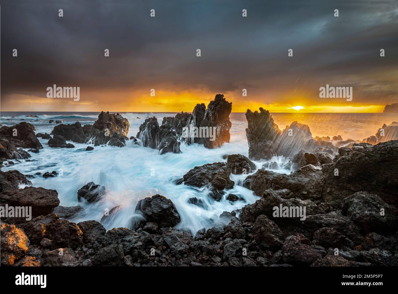 LAUPAHOEHOE HAWAII HAWAII USA Stock Photo