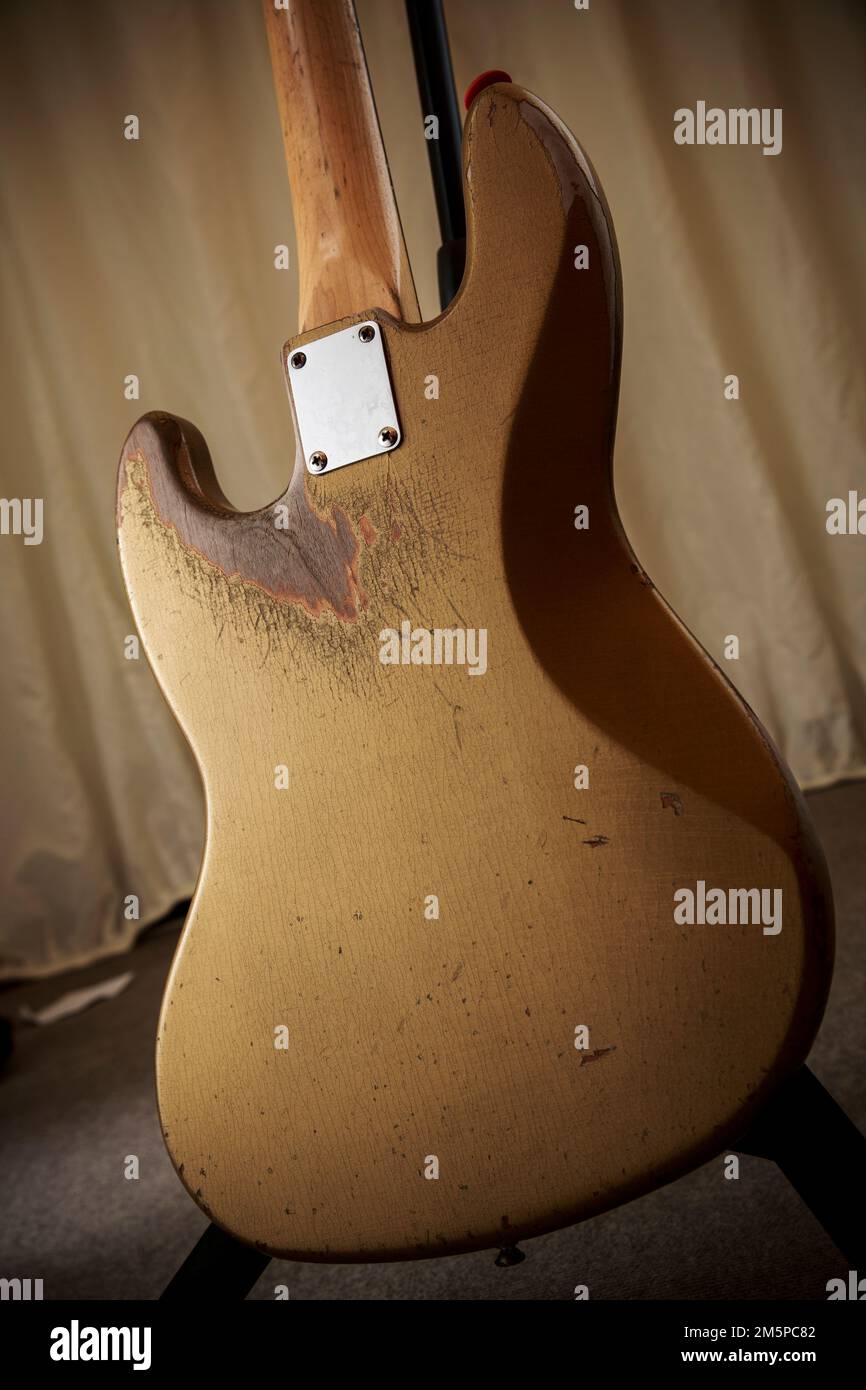 1962 shoreline gold fender jazz bass hi-res stock photography and ...