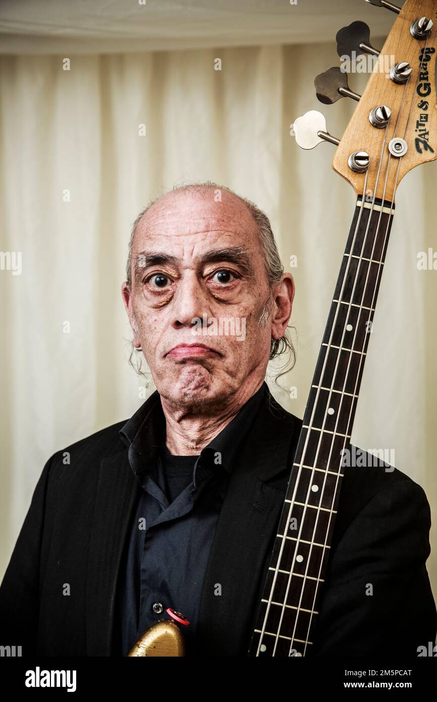 Norman Watt-Roy at the Rock Against Cancer festival, Wiltshire. Stock Photo