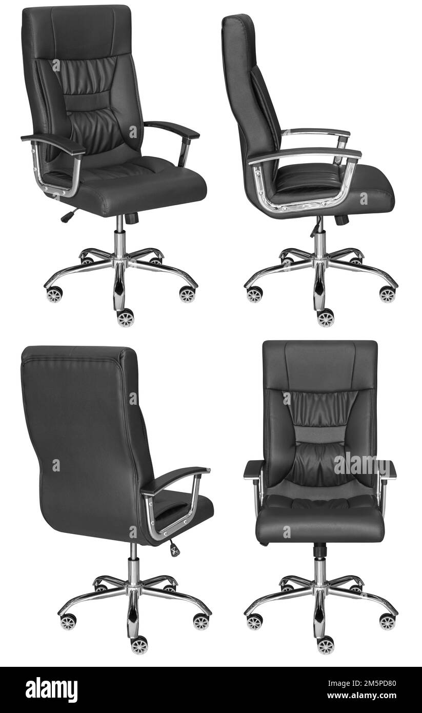 Computer Chair Side View Office computer chair. Isolated from the background. View from ...