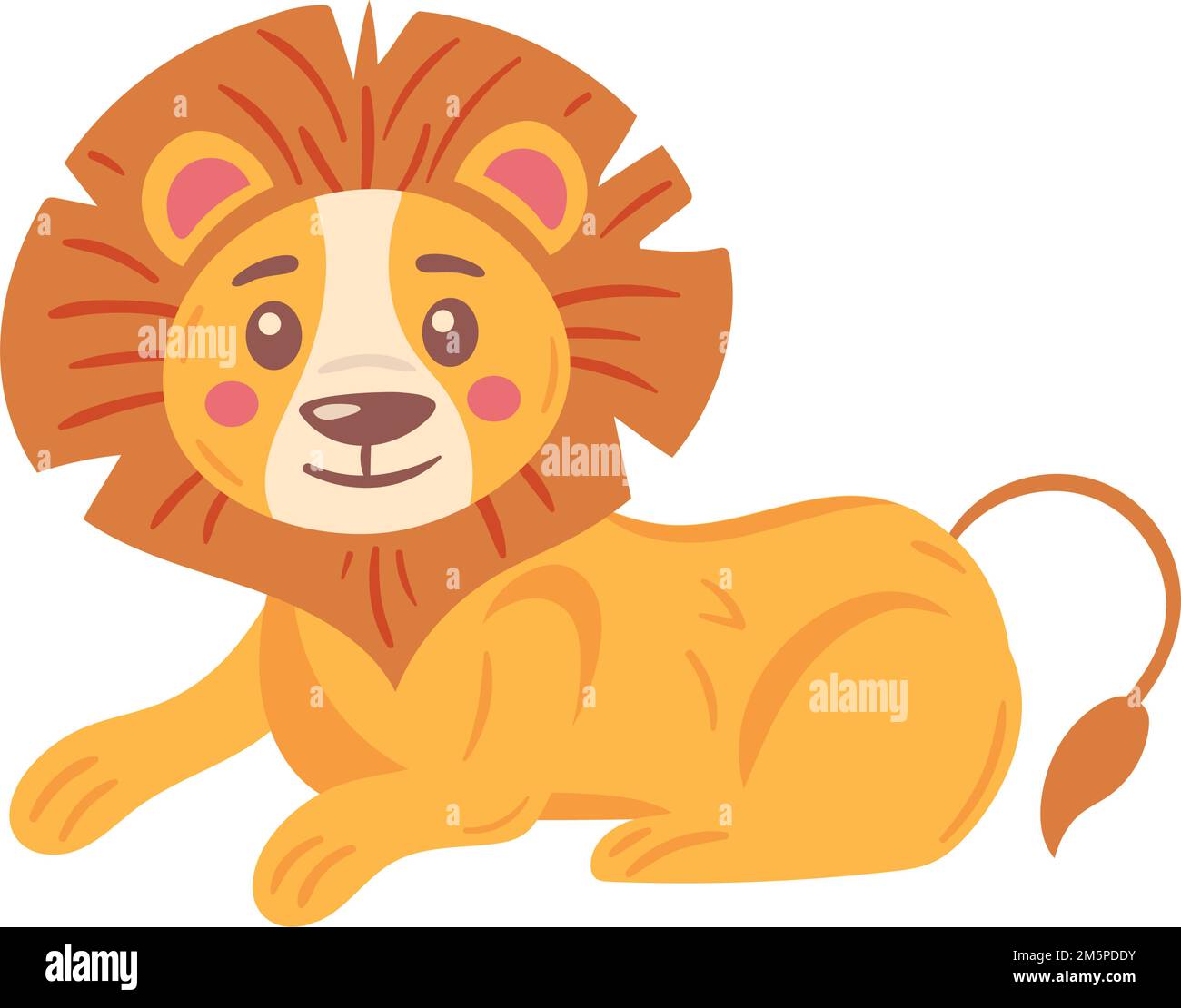 cute lion animal Stock Vector Image & Art - Alamy