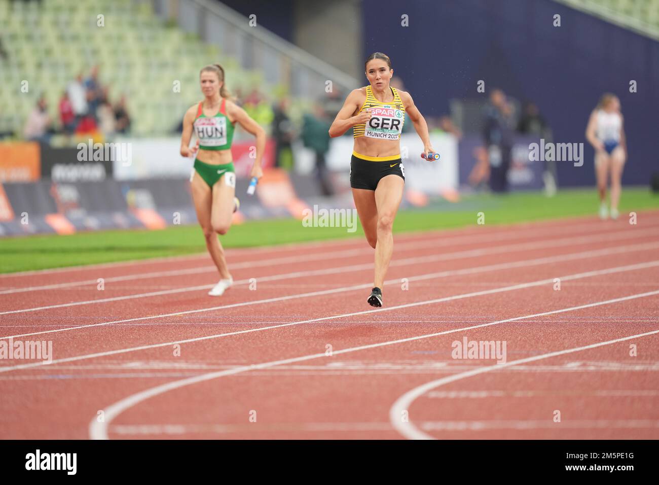 Women's 4x100 relay race Gold Medal (Rebekka Hasse). European