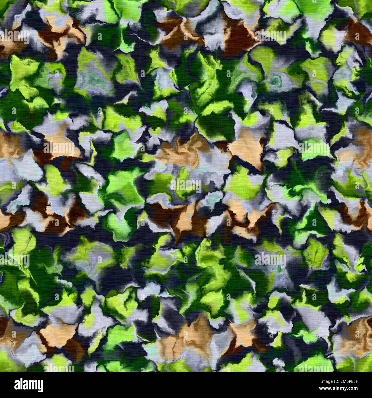 Camouflage wavy marble seamless pattern. Gradient blur for camo ...