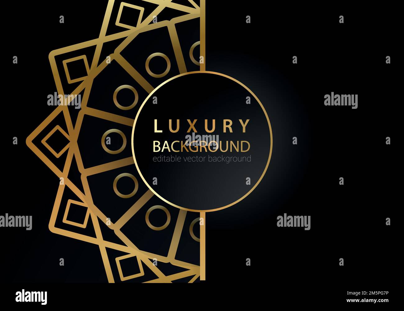 Abstract black and gold lines luxury background Stock Vector Image ...