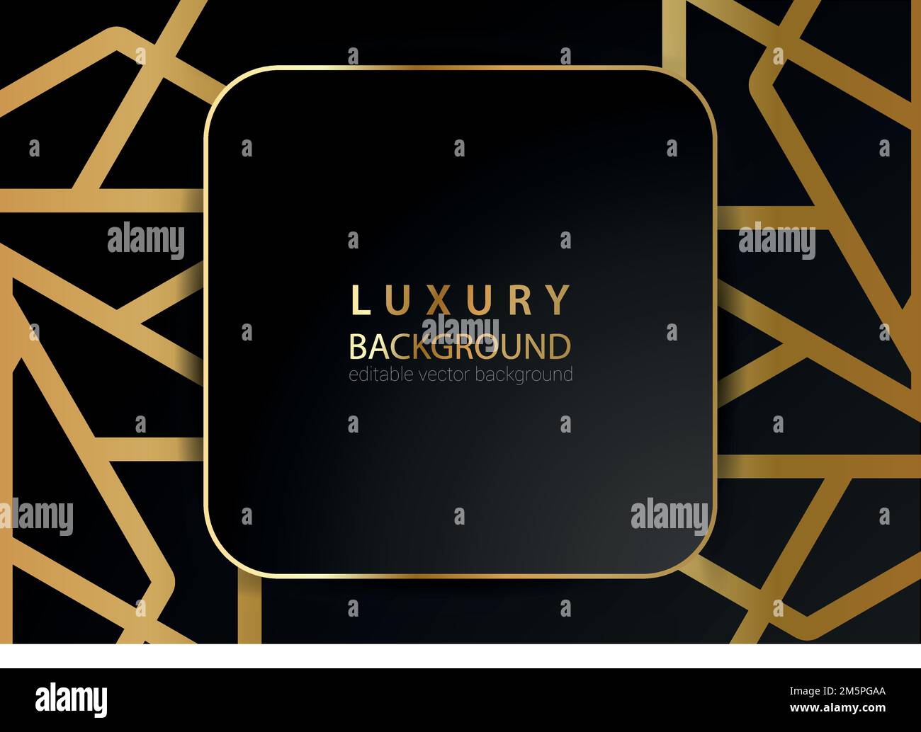 Abstract black and gold lines luxury background Stock Vector Image ...