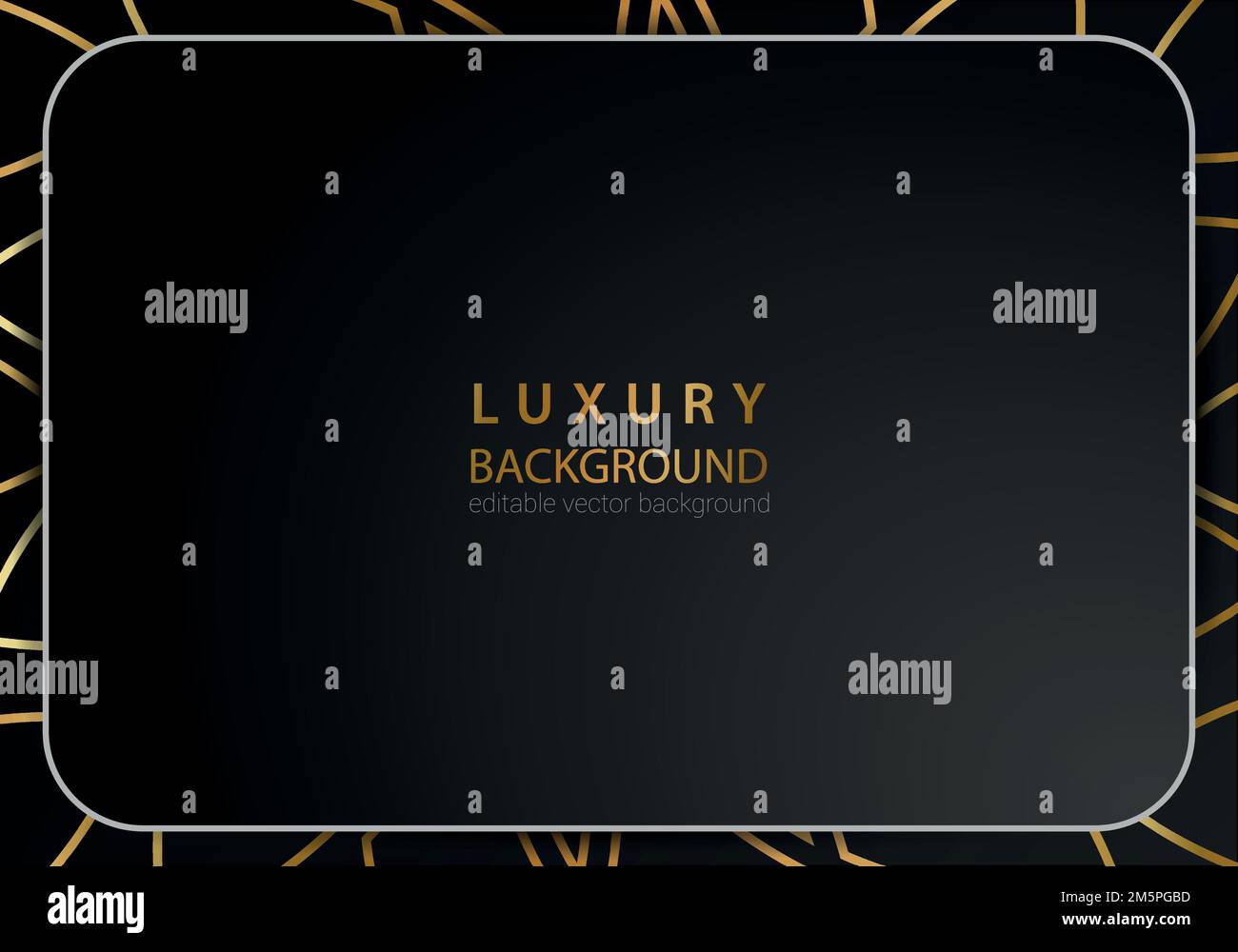 Abstract black and gold lines luxury background Stock Vector Image ...
