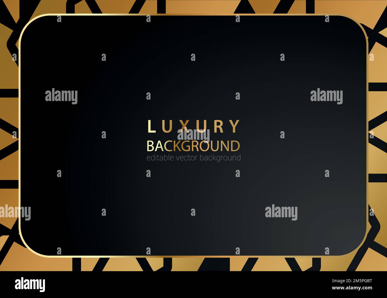 Abstract black and gold lines luxury background Stock Vector Image ...