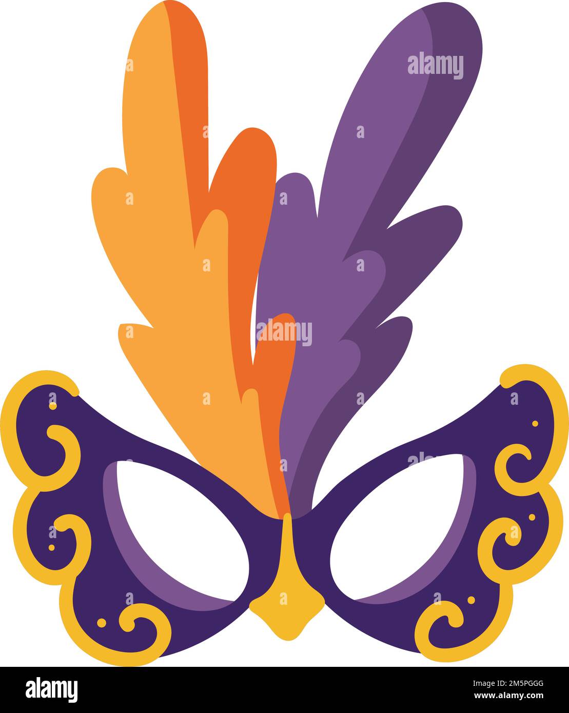 silver purple mardi gras mask
