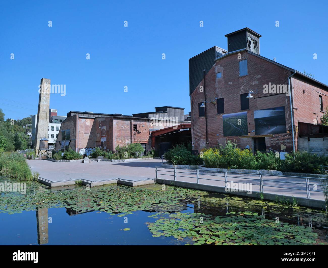 Toronto, Canada August 2021 Evergreen Brick Works in the Don Valley