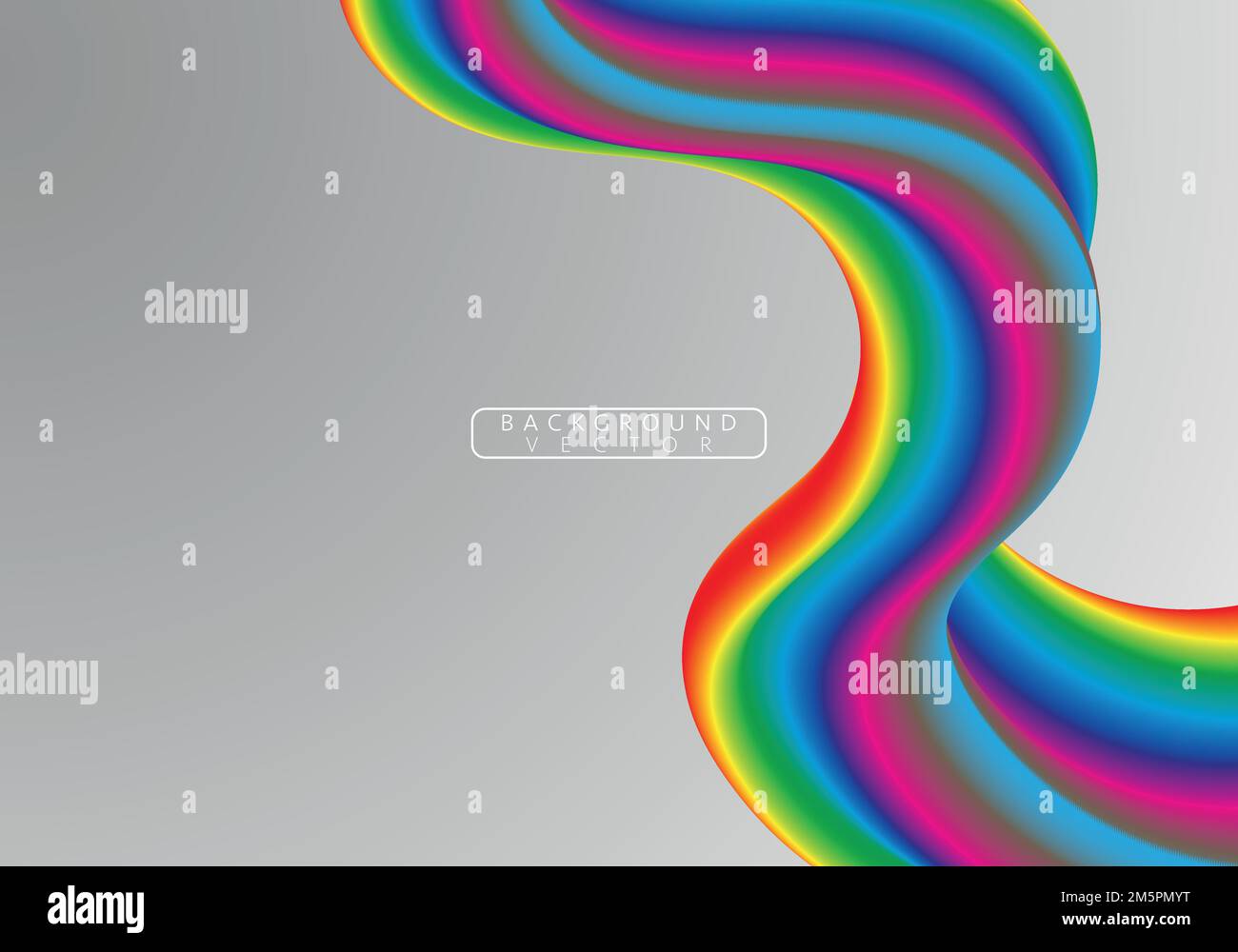 Abstract shiny color wave light effect vector illustration. Magic ...