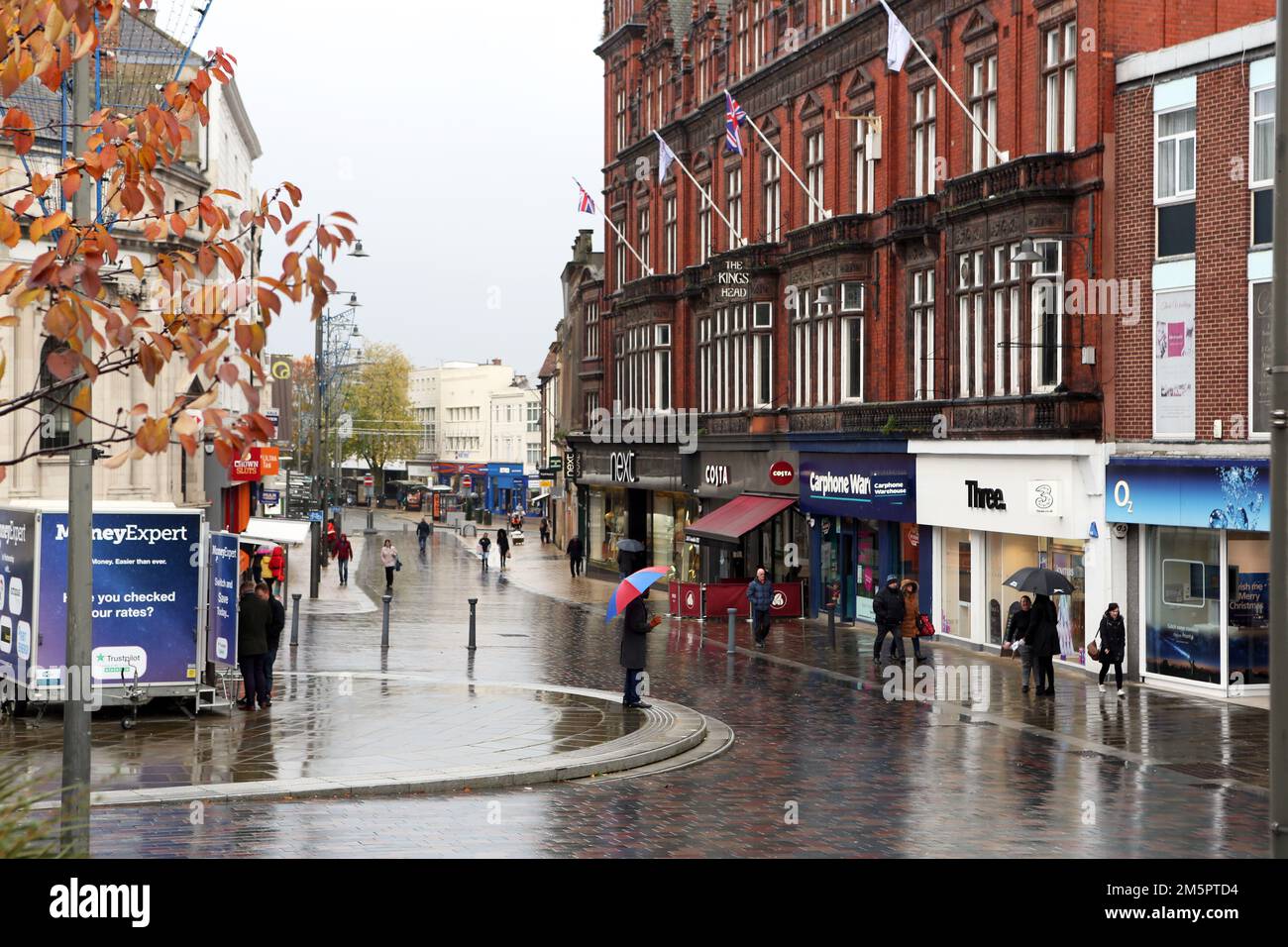 Darlington town centre in County Durham. Stock Photo