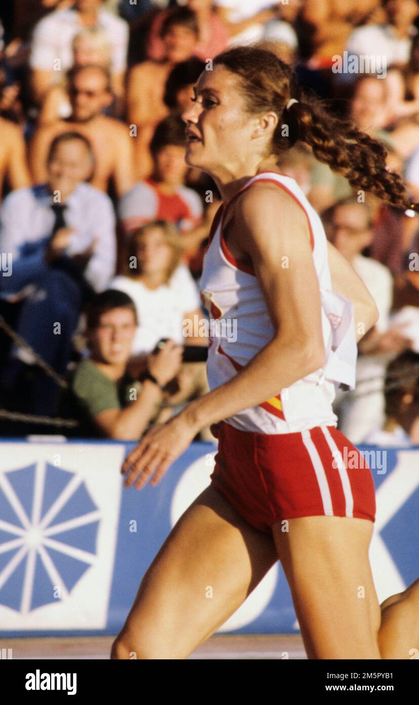 LINDA HAGLUND Sweden track&fielld athlete with participants in three
