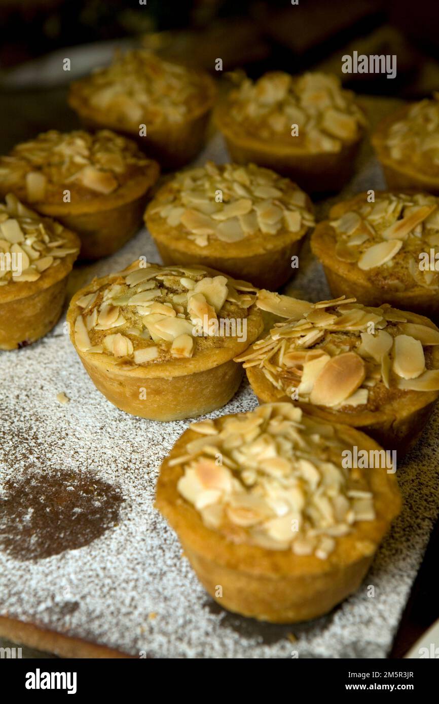 Cakes on sale at the E5 Bake House in London Fields , East London Stock