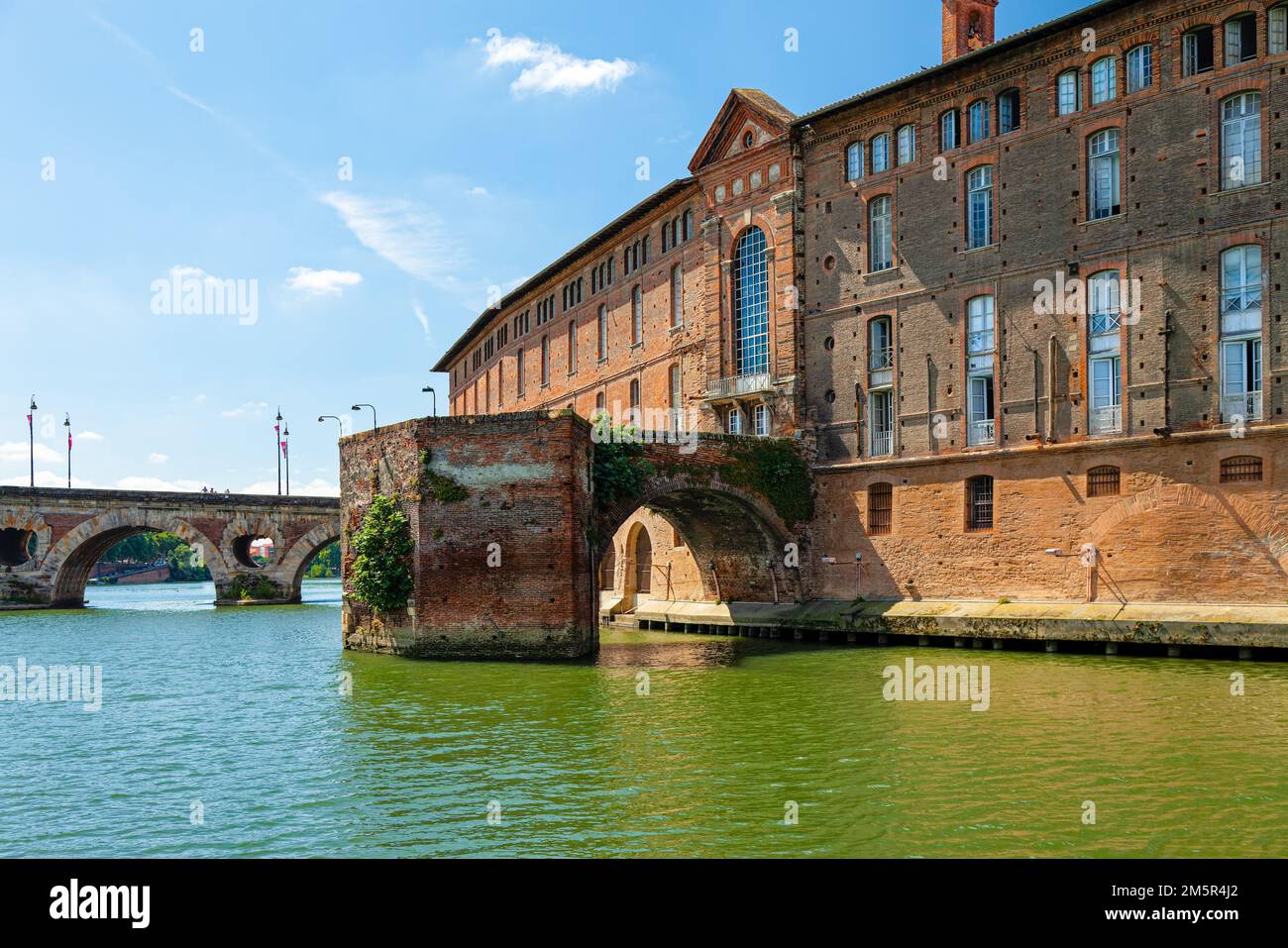 View of Hotel Dieu Saint Jacques historical building in Toulouse, France Stock Photo
