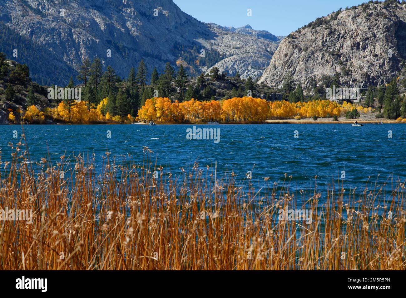 A scenic autumn landscape in June Lake Loop, California Stock Photo - Alamy
