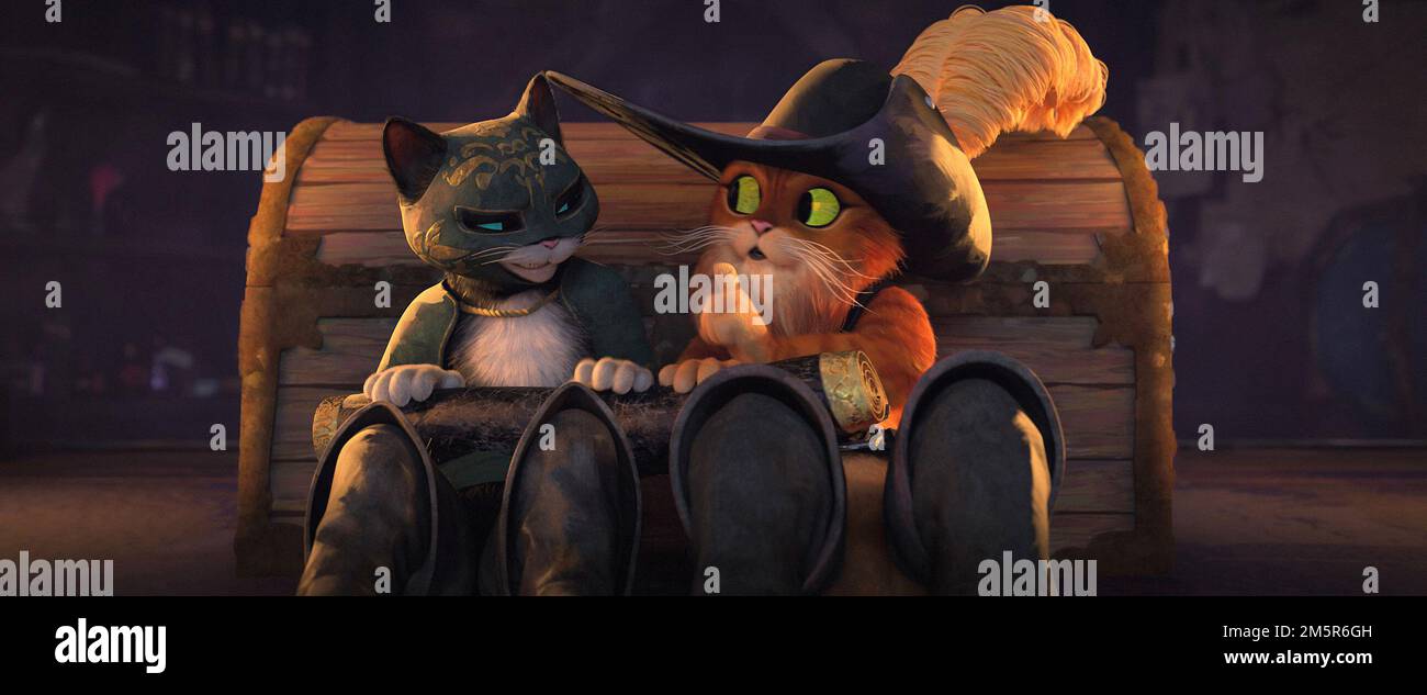 Puss in Boots The Last Wish Kitty Softpaws & Puss Stock Photo Alamy