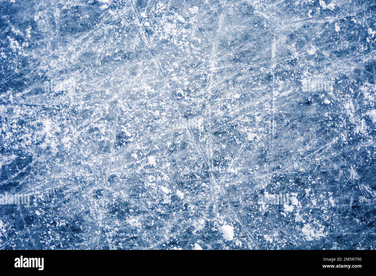 Scratches on the surface of ice Stock Photo Alamy