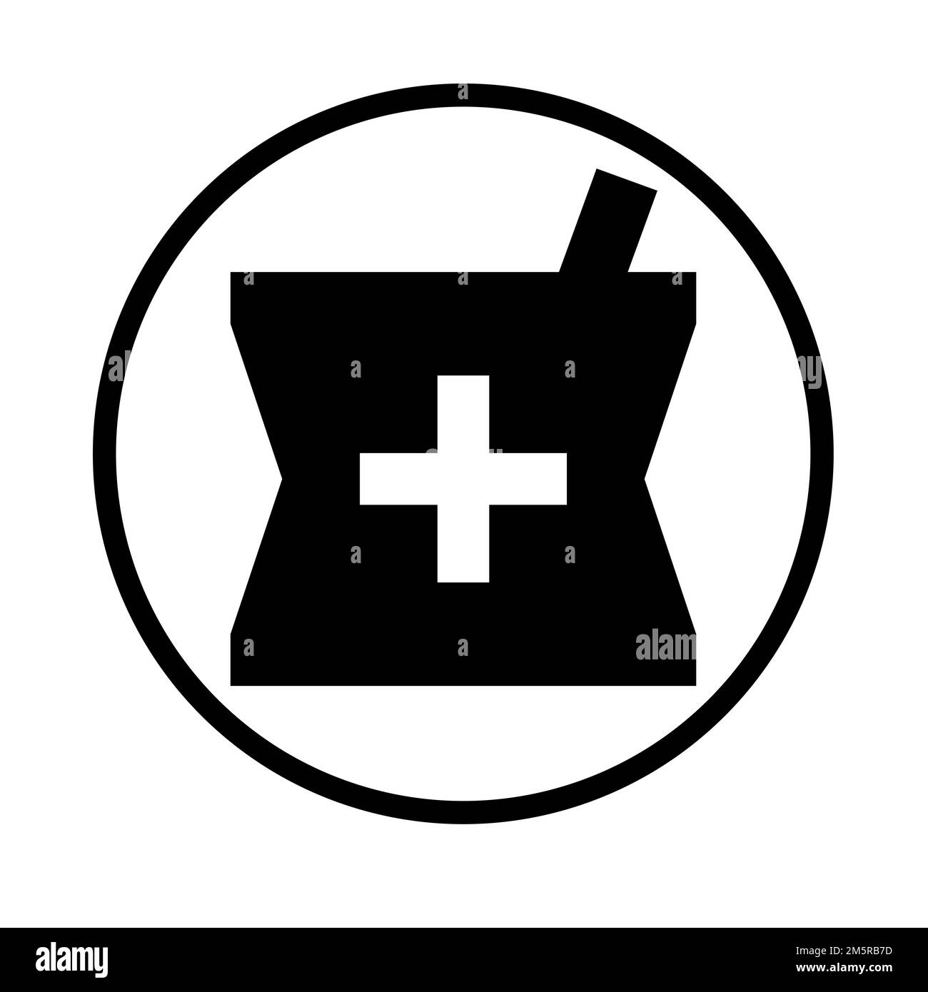 Mortar pestle white background Black and White Stock Photos & Images