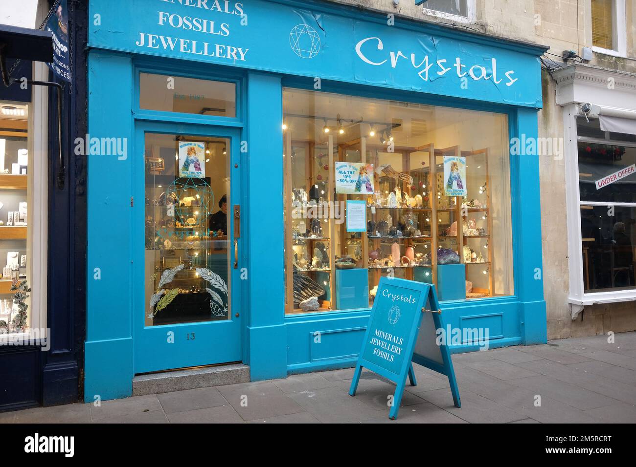 Crystals store jewellery shop