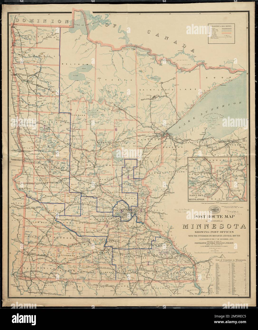 150 St Paul Minnesota Map Stock Photos, High-Res Pictures, and