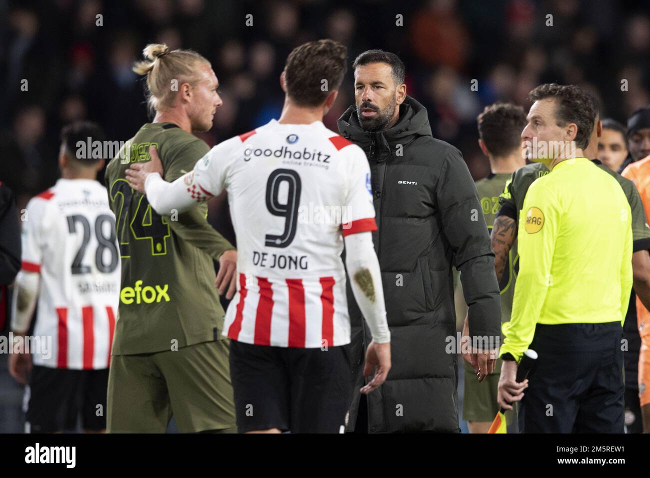 EINDHOVEN, coach Ruud van Nistelrooy of PSV after the practice match in the Philips stadium against AC Milan. ANP OLAF KRAAK Stock Photo