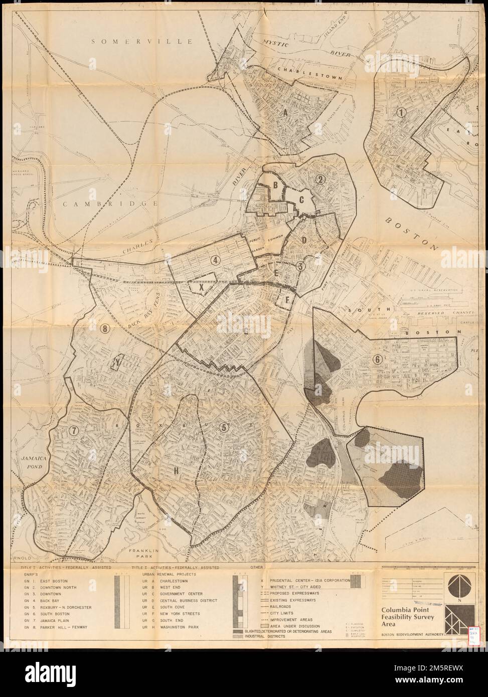 Columbia Point feasibility survey area.. Accompanies a grant ...