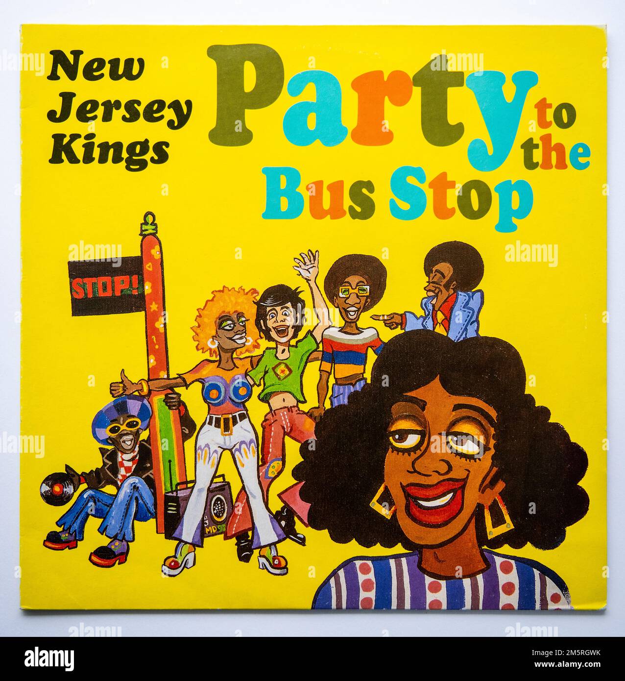 LP cover of the Party to the Bus Stop album by the New Jersey Kings