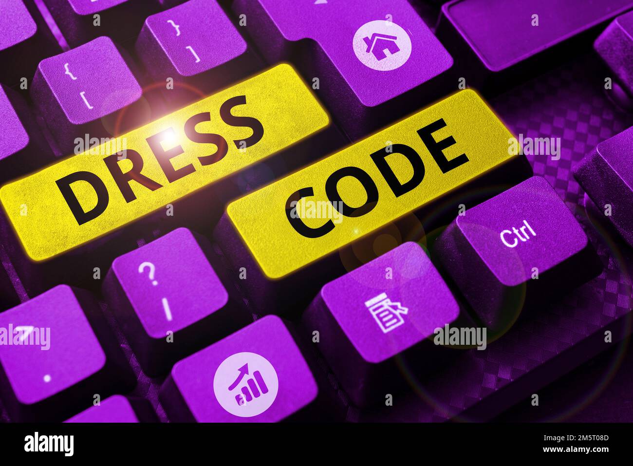 Writing displaying text Dress Code. Business showcase an accepted way ...