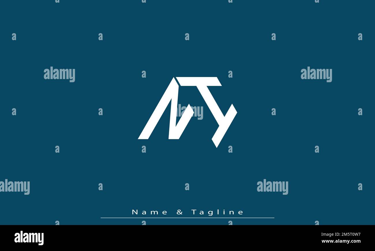 Alphabet letters Initials Monogram logo NI , IN Stock Vector