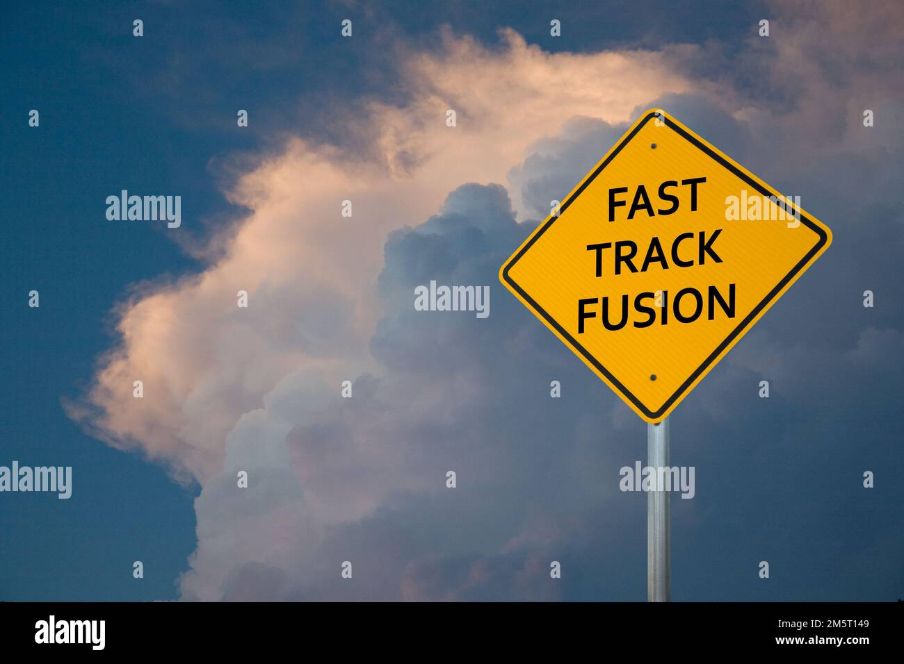 FAST TRACK FUSION  (Energy) Stock Photo